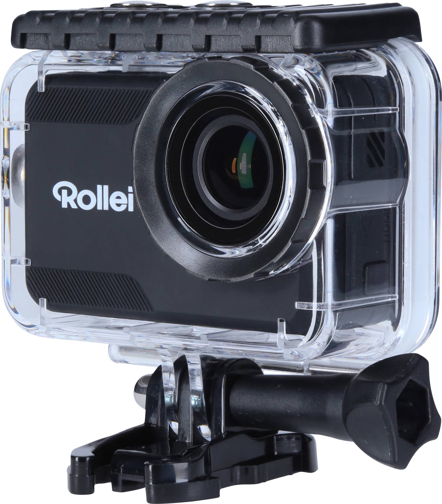 Rollei 6s Plus Action Cam 4K, Full-HD, 2.7K, Zeitlupe/Zeitraffer, Spritzwassergeschützt, WLAN