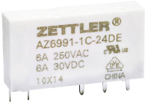 Zettler Electronics AZ6991-1AE-12DE Printrelais 12 V/DC 8 1 Schließer