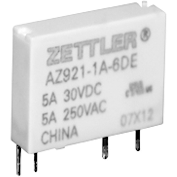 Zettler Electronics AZ921-1AE-12DEF Printrelais 12 V/DC 5 1 Schließer