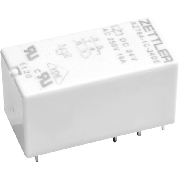 Zettler Electronics AZ764-1A-12D Relais pour circuits imprimés 12 V/DC 16 1 NO (T)