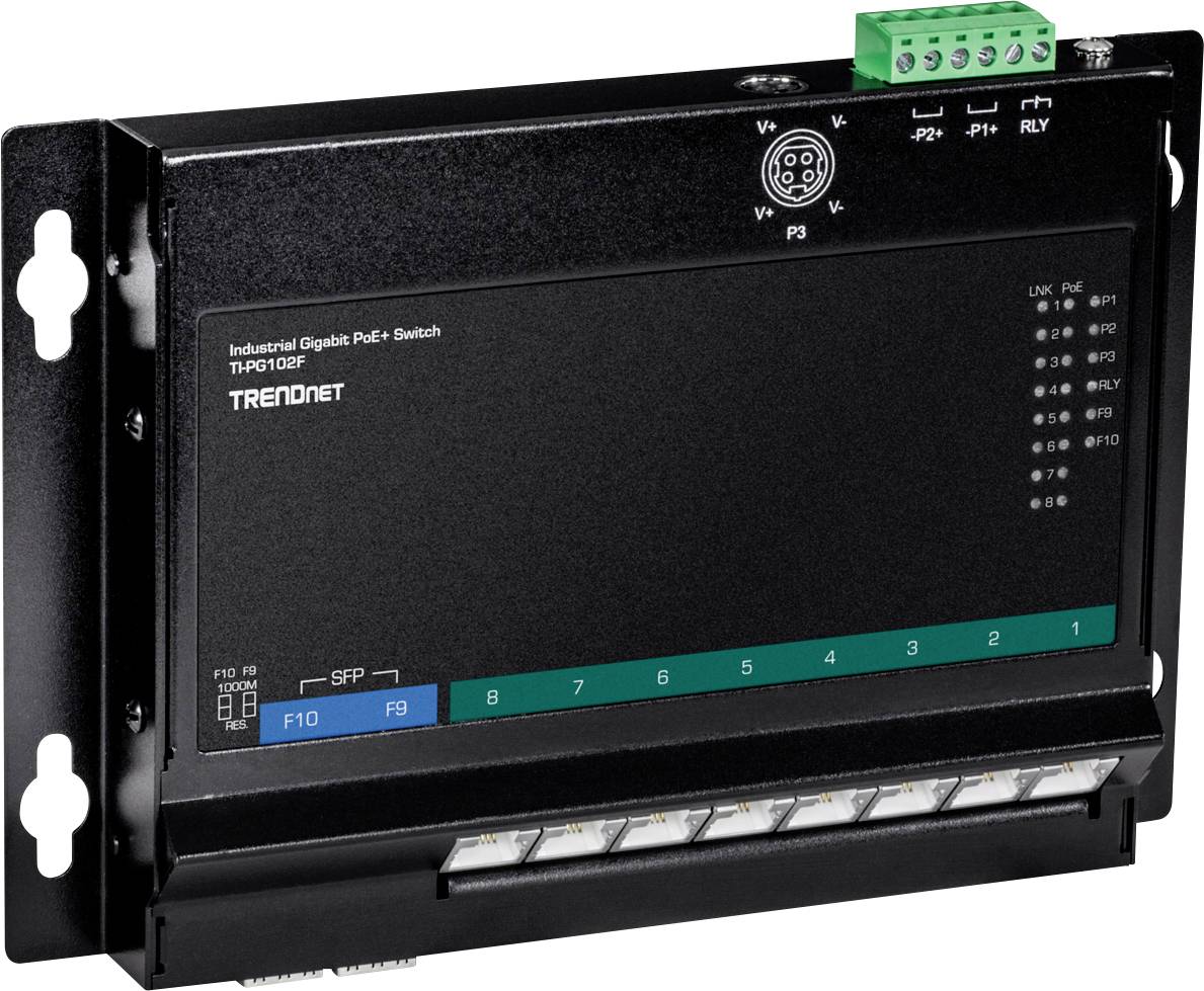 TrendNet TI-PG102F Industrial Ethernet Switch 10 / 100 / 1000MBit/s