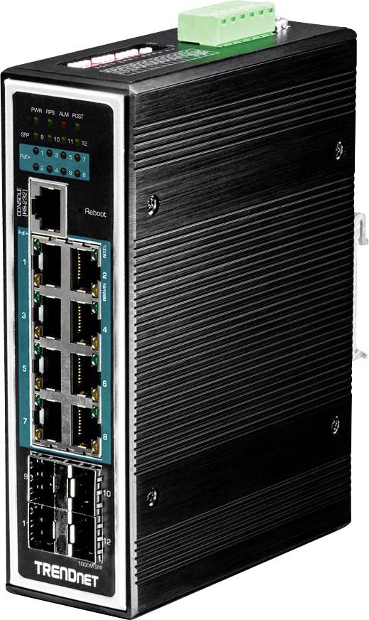 TrendNet TI-PG1284i Industrial Ethernet Switch 10 / 100 / 1000MBit/s