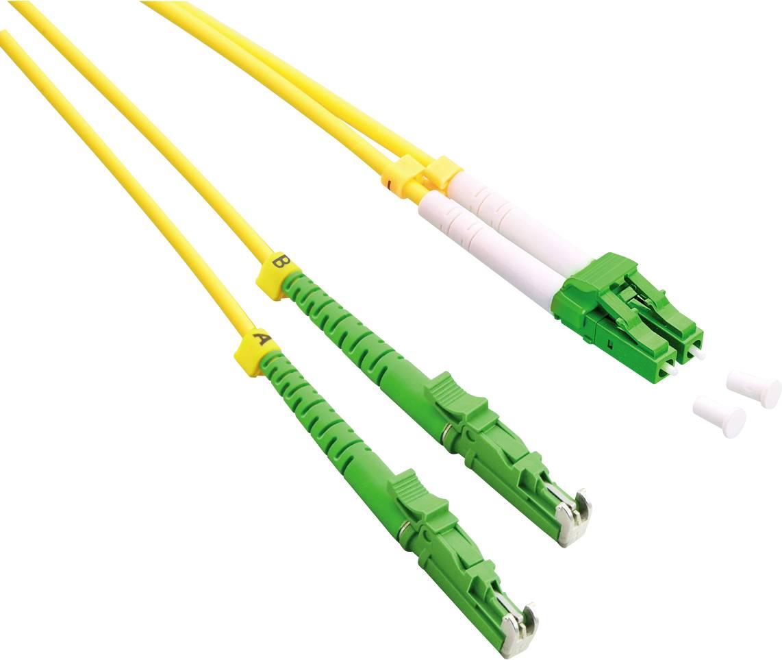 Roline 21.15.9485 Glasfaser LWL Anschlusskabel 5.00 m Gelb [1x LSH-Stecker - 1x LC-Stecker] 9/125 µ Singlemode