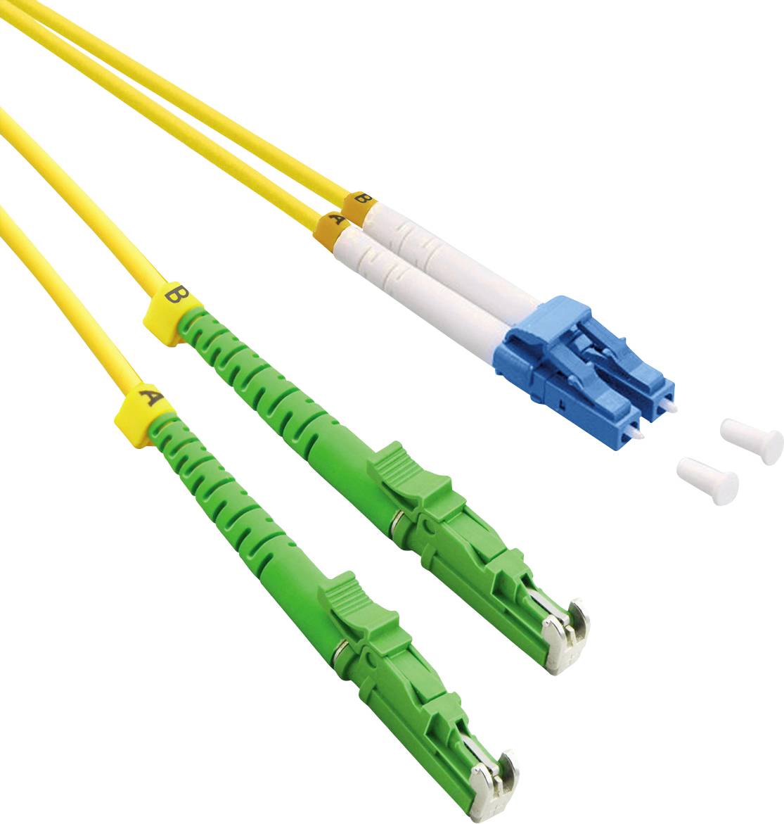 Roline 21.15.9510 Glasfaser LWL Anschlusskabel [1x LSH-Stecker - 1x LC/UPC-Stecker] 9/125 µ Singlemode 0.50 m