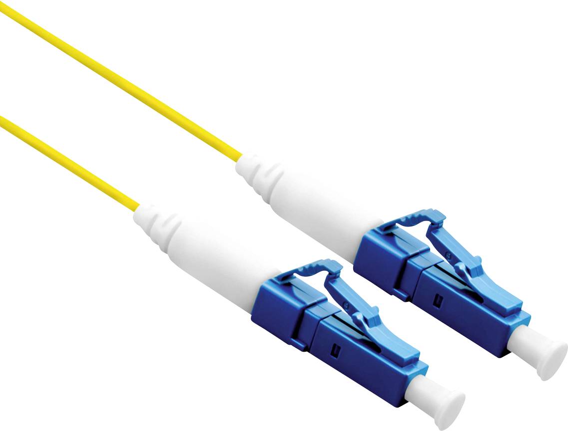 Roline 21.15.8845 Glasfaser LWL Anschlusskabel 5.00 m Gelb [1x LC/UPC-Stecker - 1x LC/UPC-Stecker] 9/125 µ Singlemode