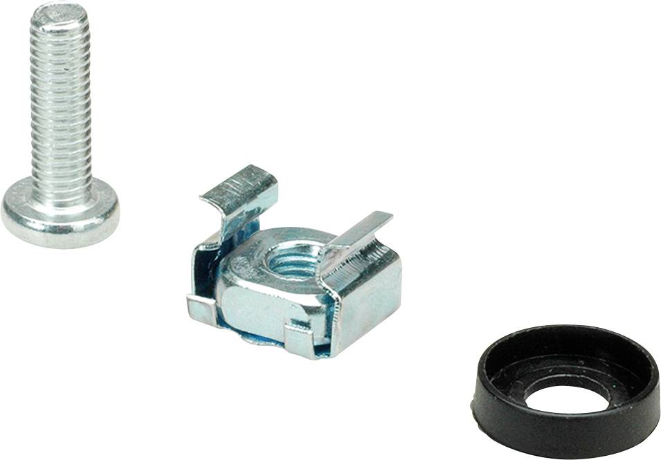 Value 26.99.0001 19 Zoll Montagematerial Schwarz (matt), Silber-Schwarz