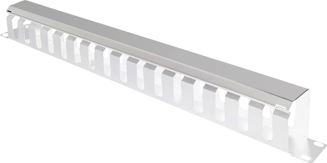 Value 26.99.0301 19 Zoll Netzwerkschrank-Frontblende 1 HE Grau (RAL 7035)