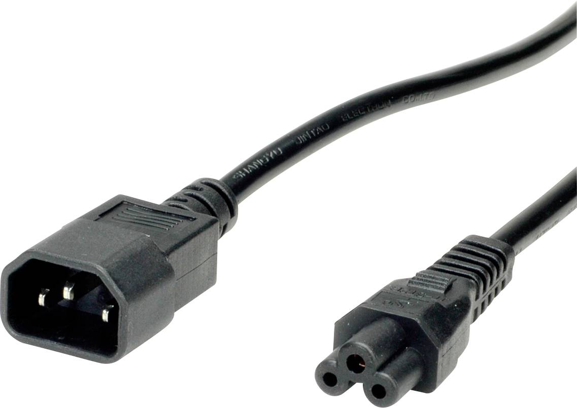 Value 19.99.1119 Strom Anschlusskabel Schwarz 1.80 m