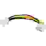 Roline Strom Anschlusskabel [1x PCIe-Stecker 8pol. - 1x ATX-Strom-Stecker 4pol.] 0.15m Schwarz, Gelb