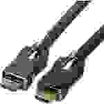 Roline HDMI Anschlusskabel HDMI-A Stecker, HDMI-A Stecker 1.50m Schwarz 11.04.5688 doppelt geschirmt HDMI-Kabel
