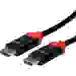 Roline HDMI Anschlusskabel HDMI-A Stecker, HDMI-A Stecker 1.50m Schwarz 11.04.5941 doppelt geschirmt HDMI-Kabel