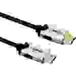 Value HDMI Anschlusskabel HDMI-A Stecker, HDMI-A Stecker 1.00m Schwarz 11.99.5940 doppelt geschirmt HDMI-Kabel