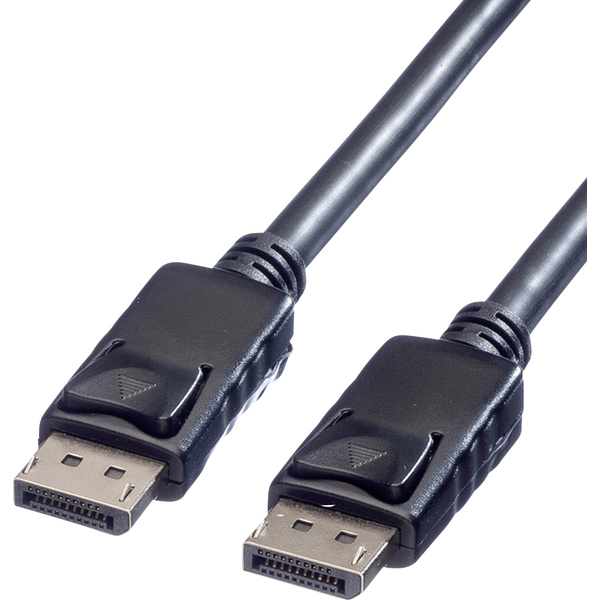 Roline DisplayPort Anschlusskabel DisplayPort Stecker, DisplayPort Stecker 2.00m Schwarz 11.04.5602 Geschirmt DisplayPort-Kabel