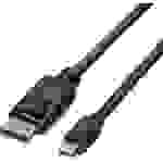 Roline Mini-DisplayPort / DisplayPort Adapterkabel Mini DisplayPort Stecker, DisplayPort Stecker 1.00m Schwarz 11.04.5634