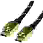 Roline DisplayPort Anschlusskabel DisplayPort Stecker, DisplayPort Stecker 1.00m Schwarz/Gold 11.04.5920 Geschirmt
