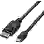 Roline Mini-DisplayPort / DisplayPort Adapterkabel Mini DisplayPort Stecker, DisplayPort Stecker 5.00m Schwarz 11.04.5637