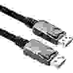 Roline DisplayPort Anschlusskabel DisplayPort Stecker, DisplayPort Stecker 1.50m Schwarz 11.04.5886 Geschirmt DisplayPort-Kabel