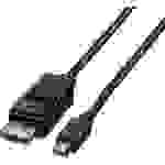 Value Mini-DisplayPort / DisplayPort Adapterkabel Mini DisplayPort Stecker, DisplayPort Stecker 1.00m Schwarz 11.99.5634