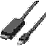 Value Mini-DisplayPort / HDMI Adapterkabel Mini DisplayPort Stecker, HDMI-A Stecker 1.00m Schwarz 11.99.5795 Geschirmt