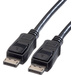 Value DisplayPort Anschlusskabel DisplayPort Stecker, DisplayPort Stecker 3.00m Schwarz 11.99.5603 Geschirmt DisplayPort-Kabel