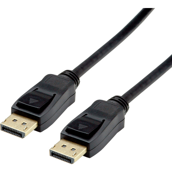 Value DisplayPort Anschlusskabel DisplayPort Stecker, DisplayPort Stecker 1.50m Schwarz 11.99.5798 Geschirmt DisplayPort-Kabel