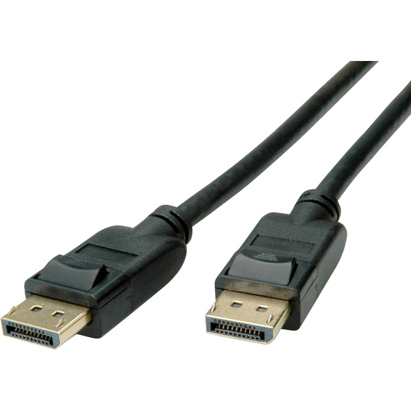Roline DisplayPort Anschlusskabel DisplayPort Stecker, DisplayPort Stecker 5.00m Schwarz 11.04.5813 Geschirmt DisplayPort-Kabel