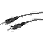 Roline 11.09.4505 Klinke Audio Anschlusskabel [1x Klinkenstecker 3.5mm - 1x Klinkenstecker 3.5 mm] 5.00m Schwarz Geschirmt
