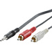 Value 11.99.4341 Klinke Audio Anschlusskabel [1x Klinkenstecker 3.5 mm - 2x Cinch-Stecker] 1.50 m S