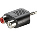 Value 11.99.4441 Klinke Audio Adapter [1x Klinkenstecker 3.5mm - 2x Cinch-Buchse] Schwarz