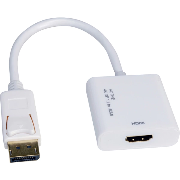 Roline DisplayPort / HDMI Adapterkabel DisplayPort Stecker, HDMI-A Buchse 0.15m Weiß 12.03.3160 DisplayPort-Kabel Roline DisplayPort / HDMI Adapterkabel DisplayPort Stecker, HDMI-A Buchse 0.15m Weiß 12.03.3160 DisplayPort-Kabel