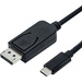 Roline DisplayPort Anschlusskabel DisplayPort Stecker, DisplayPort Stecker 1.00m Schwarz 11.04.5845 DisplayPort-Kabel