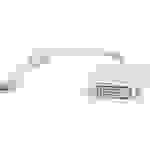 Roline Mini-DisplayPort / DVI Adapterkabel Mini DisplayPort Stecker, DVI-D 24+1pol. Buchse 0.10m Weiß 12.03.3137 DisplayPort-Kabel