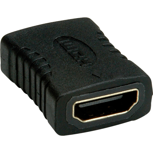 Roline 12.03.3151 Adapter [1x HDMI-Buchse - 1x HDMI-Buchse] Schwarz