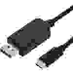 Roline USB-C® / DisplayPort Adapterkabel USB-C® Stecker, DisplayPort Stecker 2.00m Schwarz 11.04.5846 USB-C®-Displaykabel