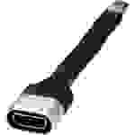 Roline USB-C® / HDMI Adapterkabel USB-C® Stecker, HDMI-A Buchse 0.13m Schwarz 12.03.3212 USB-C®-Displaykabel