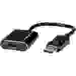 Roline DisplayPort / HDMI Adapterkabel DisplayPort Stecker, HDMI-A Buchse 0.15m Schwarz 12.03.3164 DisplayPort-Kabel
