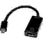 Value Mini-DisplayPort / VGA Adapterkabel Mini DisplayPort Stecker, VGA 15pol. Buchse 0.15m Schwarz 12.99.3143 DisplayPort-Kabel