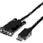 Value DisplayPort / VGA Adapterkabel DisplayPort Stecker, VGA 15pol. Stecker 1.00m Schwarz 11.99.5800 DisplayPort-Kabel