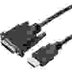 Câble adaptateur Value HDMI / DVI Fiche mâle HDMI-A, Fiche mâle DVI-D 24+1 pôles 0.15 m noir 12.99.3115 Câble HDMI