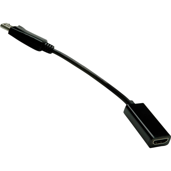 Value DisplayPort / HDMI Adapterkabel DisplayPort Stecker, HDMI-A Buchse 0.15m Schwarz 12.99.3144 DisplayPort-Kabel Value DisplayPort / HDMI Adapterkabel DisplayPort Stecker, HDMI-A Buchse 0.15m Schwarz 12.99.3144 DisplayPort-Kabel