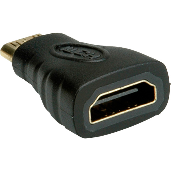 Value 12.99.3152 Adapter [1x HDMI-Stecker C Mini - 1x HDMI-Buchse] Schwarz