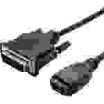 Value DVI / HDMI Adapterkabel DVI-D 24+1pol. Stecker, HDMI-A Buchse 0.15 m Schwarz 12.99.3116 DVI-K