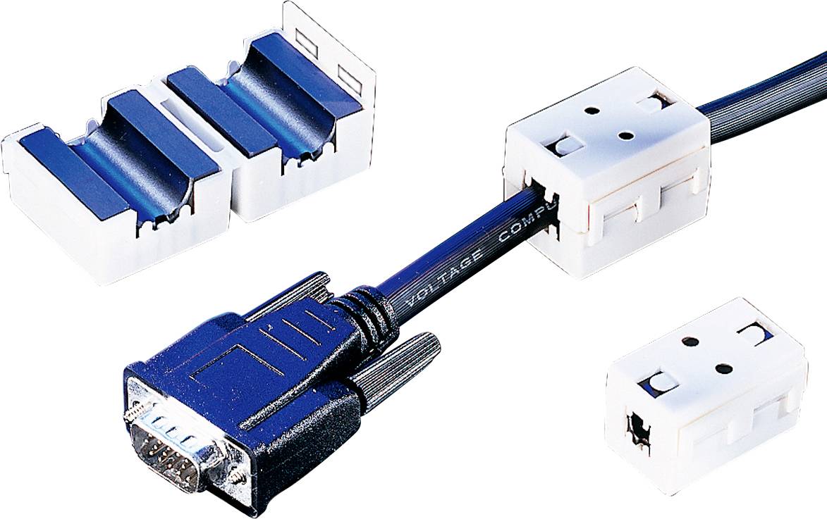 Roline 11.05.1006 Ferrit-Ringkern geteilt 275Ω Kabel-Ø (max.) 6.5mm (L x B x H) 32 x 19.50 x 19mm