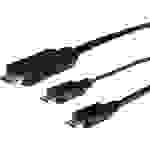 Roline USB-C® / HDMI Adapterkabel USB-C® Stecker, HDMI-A Stecker 1.00m Schwarz 11.04.5952 USB-C®-Displaykabel