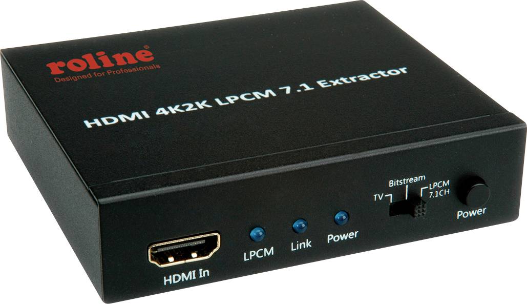 Roline 14.01.3442 HDMI Extender Set Schwarz
