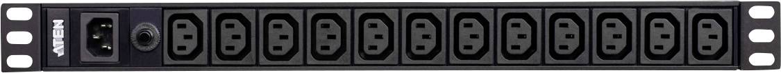 ATEN PE0112G-AT-G 19 Zoll Netzwerkschrank-Steckdosenleiste Schwarz
