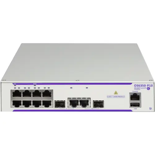Alcatel-Lucent Enterprise OS6350-P10 Netzwerk Switch 10 Port 20 GBit/s PoE-Funktion Alcatel-Lucent Enterprise OS6350-P10 Netzwerk Switch 10 Port 20 GBit/s PoE-Funktion