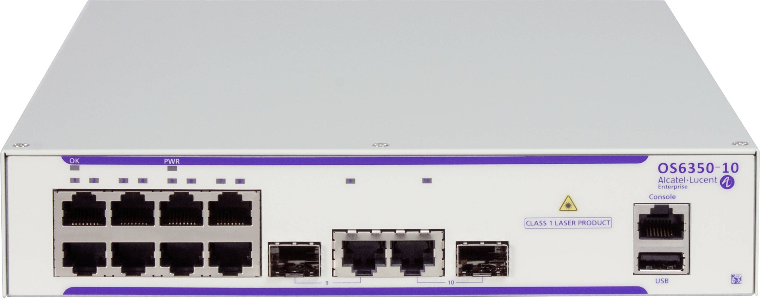 Alcatel-Lucent Enterprise OS6350-10 Netzwerk Switch OS6350-10-EU 10 Port 20 GBit/s