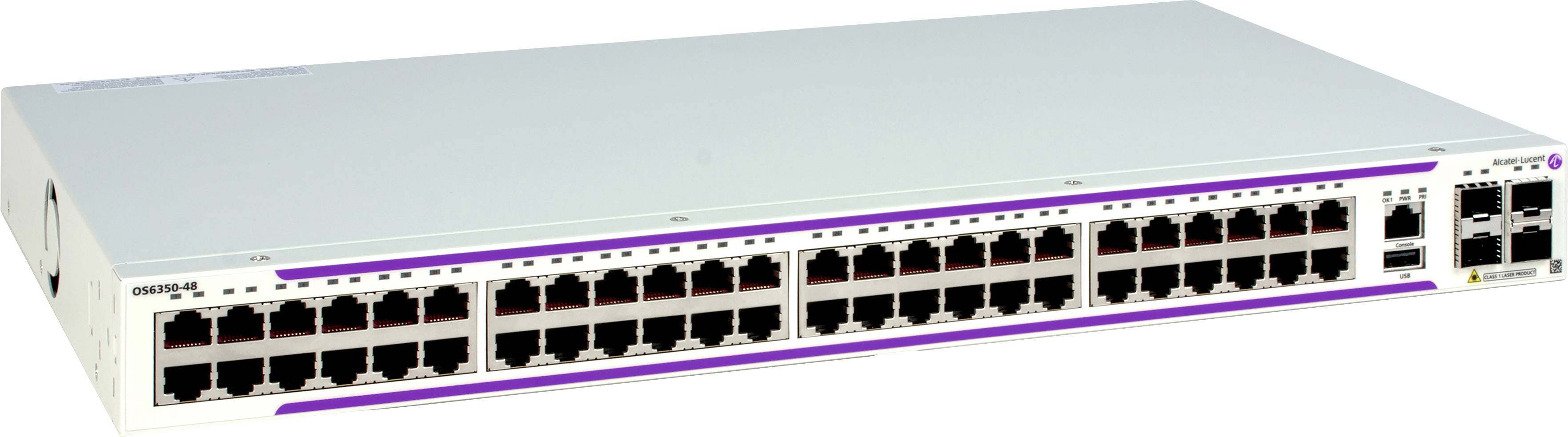 Alcatel-Lucent Enterprise OS6350-48-EU OS6350-48 Netzwerk Switch 48 Port 100 GBit/s