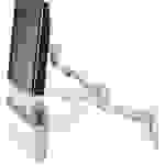 Roline 17.03.1178 1fach Monitor-Wandhalterung Silber Neigbar, Höhenverstellbar, Drehbar